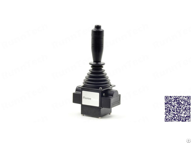 Runntech Single Axis Joystick With 3 Directional Contacts And 0 To 10vdc Analog Output