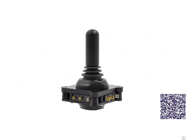 Runntech Dual Axes Cross Limiter Fitted Switch Joystick With Bushing Or Screw Mount