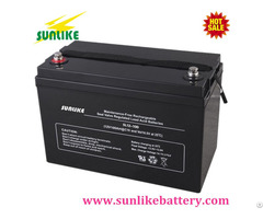 Sunlike Ups Agm Sealed Lead Acid Battery 100ah 12v