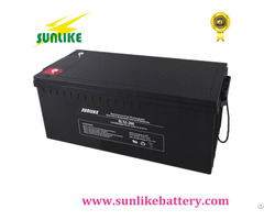 Sunlike Sealed Rechargeable Agm Lead Acid Solar System Battery 12v 200ah