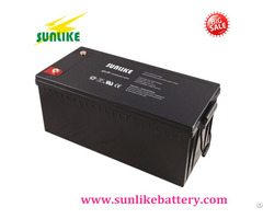 Sunlike Long Life Deep Cycle Solar Gel Battery For Power Supply