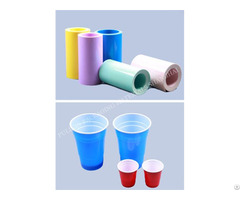 Twin Color Hips Pp Plastic Film Sheet Roll For Food Packaging Vacuum Forming
