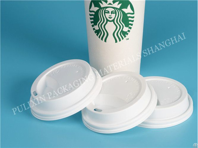 Polypropylene Matte White Color Food Grade Packaging Material For Cover Of Starbucks Coffee