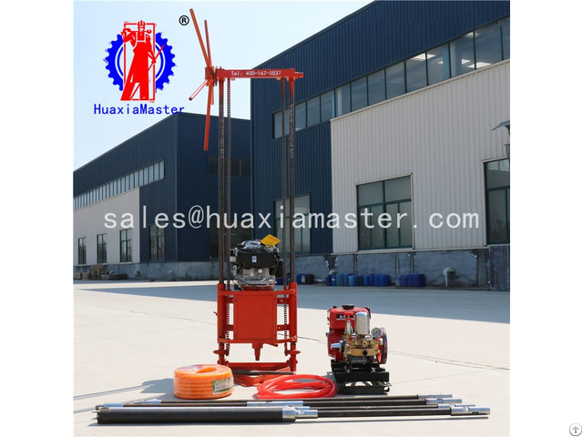 Qz 2b Gasoline Engine Portable Core Drilling Rig