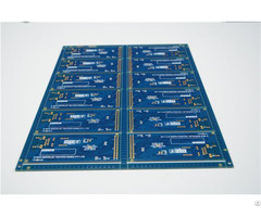 Quick Turn Blue Solder Mask 4layer Pcb Chinese Manufacturer