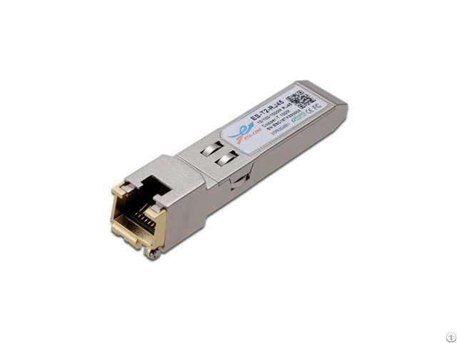 Sfp 10 100 1000base T Copper Rj45 Transceiver