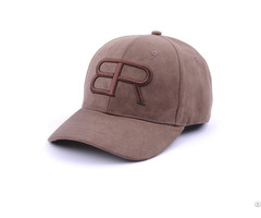 Hot Sale 3d Embroidery Suede Baseball Cap