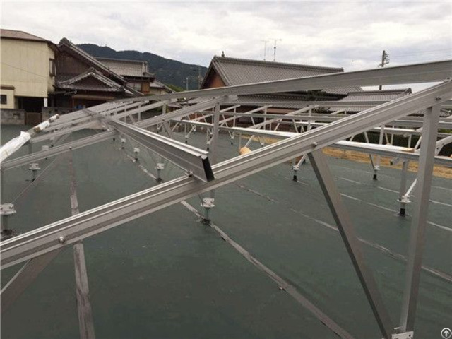 Solar Ground Mounting Systems Anodized Aluminum Structure