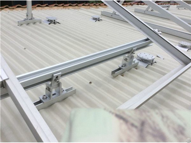 Roof Solar Mounting System Aluminium Adjustgable Structure