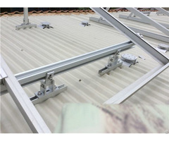 Roof Solar Mounting System Aluminium Adjustgable Structure