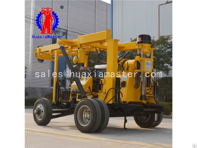 Xyx 3 Wheeled Hydraulic Core Drilling Rig Supplier