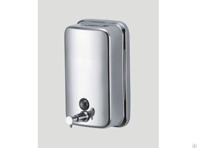 Stainless Steel Manual Hand Soap Dispenser 1200ml Satin Polish Finish Crafts