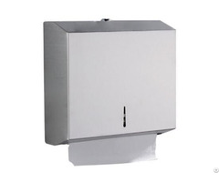 Stainless Steel Wall Mounted Folded Paper Towel Tissue Dispenser Lockable