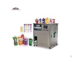 Automatic Spout Pouch Liquid Water Capping Mango Juice Filling Machine