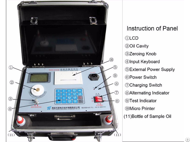 Thy 21ce Portable Used Lube Oil Test Kit