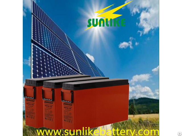 Small Space 12v150ah Front Terminal Telecom Battery For Solar Panel