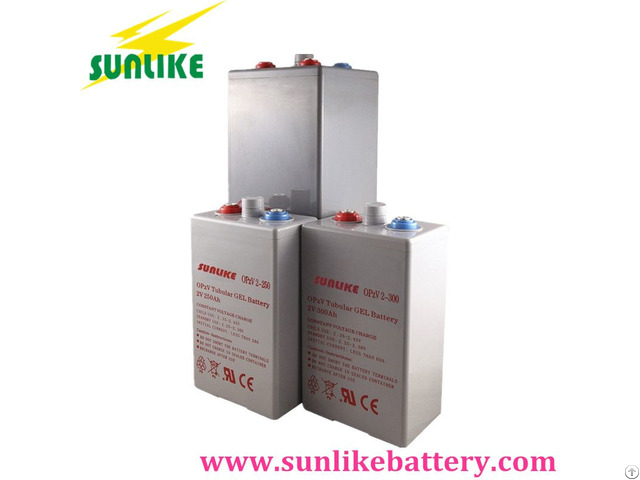 High Quality Opzv Tubular Gel Battery 2v350ah With 25years Life