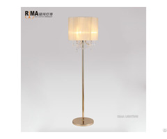 Rm8124 Original Design Wholesale Hot Sale Steel Modern Crystal Floor Lamp