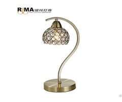 Reading Room Classic Dimming Modern Crystal Table Lamp