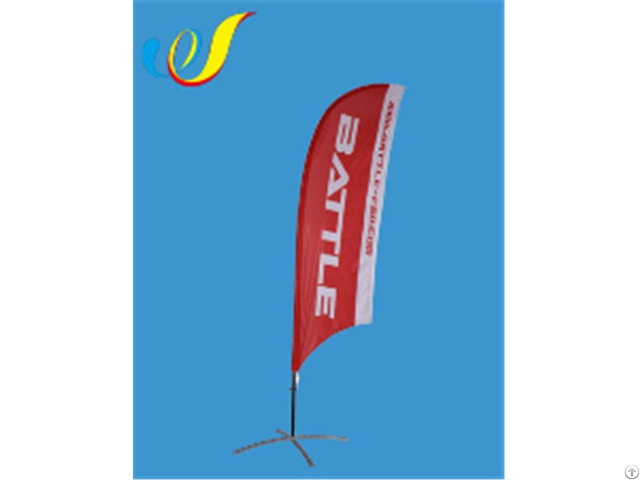 China High Quality Factory Price Display Flag Concave Feather Banners Manufacture