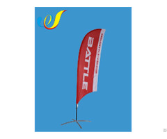 China High Quality Factory Price Display Flag Concave Feather Banners Manufacture