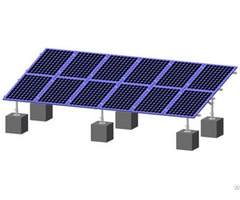 Aluminum Structure Ground Mounting Solar Bracket For Pv Panel Including Thin Film Modules