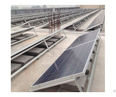 Ballasted Solar Mounting System With Concrete Base Or Ground Screw Foundation