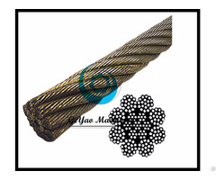 Bright Wire Rope Eips Iwrc 8x19 Rotation Spin Resistant
