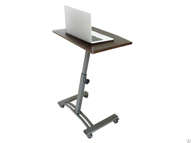 High Quality Cheap Height Adjustable Walnut Laptop Computer Desk