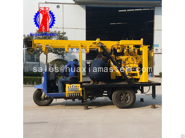 Xyc 200a Tricycle Mounted Hydraulic Core Drilling Rig Manufacturer For China