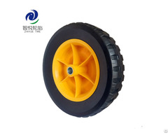 Chinese Supplier Eight Inch Semi Pneumatic Rubber Wheel For Generator Stair Climbing Cart Trolley