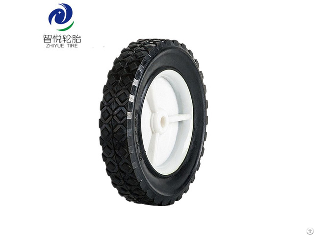 Hot Sale Seven Inch Solid Rubber Wheel For Lawn Mowe Dolly Folding Wagon Trolley