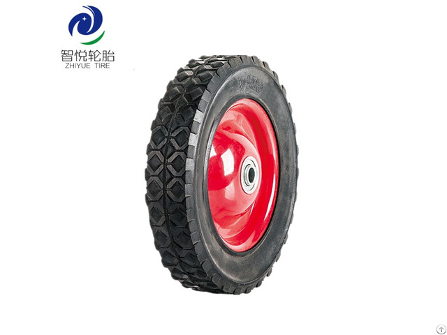 China High Quality Eight Inch Solid Rubber Wheel For Generator Trolley Cart Pressure Washer