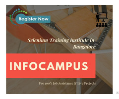 Selenium Training In Bangalore With More Detail