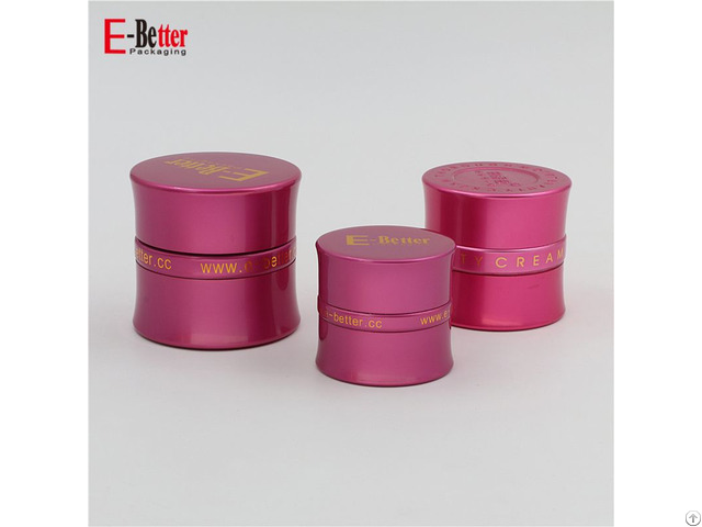 Series Slim Waist Gold Aluminum Cosmetics Cream Packaging Jar