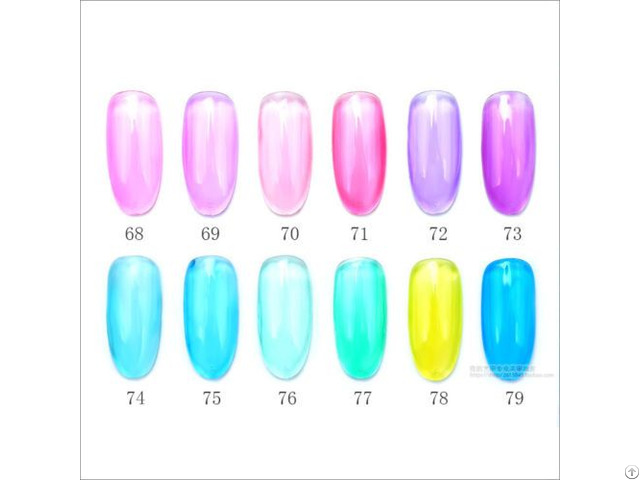 Soak Off Uv Glass Nail Gel Polish Color Painting Gradual Changing