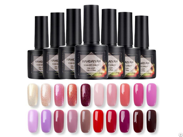 Uv Gel Polish Base Top Coat 40 Colors