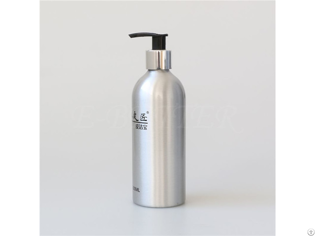 Aluminum Cosmetic Pump Bottle 500 Ml For Oils Packaging