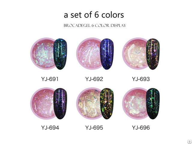 Magic Chameleon Nail Gel Polish Uv Led Brocade Soak Off