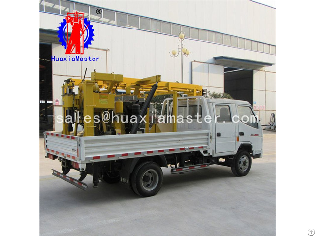 Xyc 200 Vehicle Mounted Hydraulic Core Drilling Rig Manufacturer