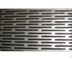 Slotted Hole Perforated Sheet