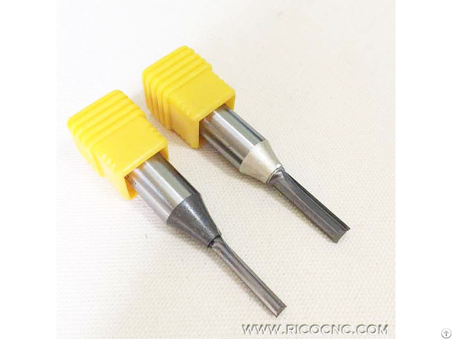 Tct Straight Cutters Double Two Flutes Cnc Router Bits