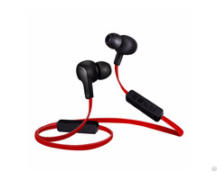 Sweatproof Bluetooth Noise Cancelling Photo Taking Earphones With Mic For Sports
