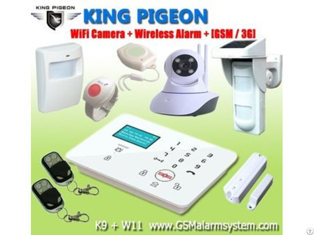 Wireless Gsm Sms Home Security Remote Control Alarm System K9