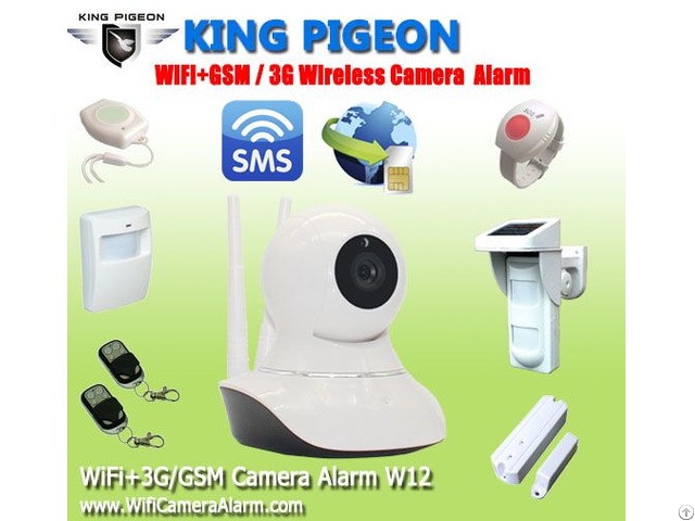 Wifi 3g Gsm Ip Camera Alarm W12