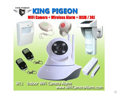 W11 Wifi Camera Home Alarm System With Wireless Sensors
