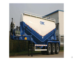 Lightweight 29cbm Dry Bulk Cement Transport Tanker With Tri Axle
