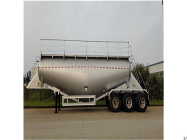 High Quality W Shape 32cbm Tri Axle Dry Bulk Tanker With Air Compressor