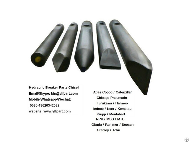 Hydraulic Breaker Rock Hammer Chisel Moil Point For Atlas Copco Tex100h Tex110h