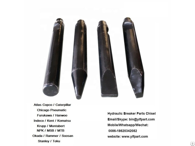 Moil Point Hydraulic Breaker Chisel F22 Furukawa Rock Hammer